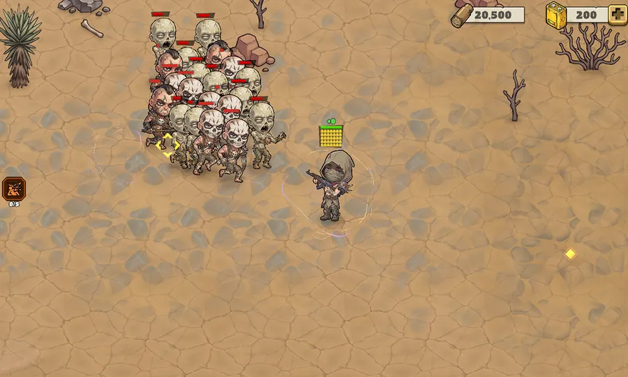 Secret Project — a crowd of enemies closing in